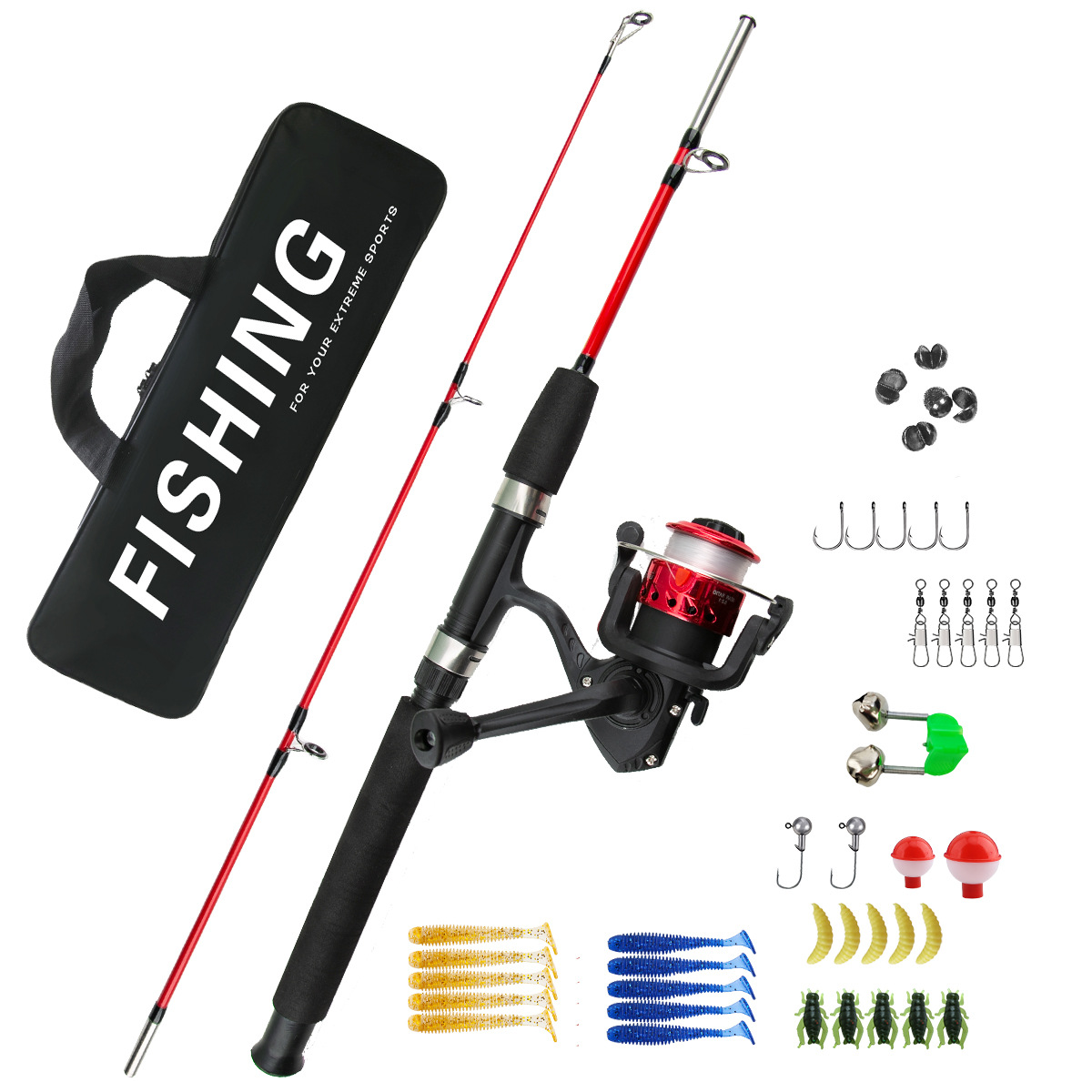 Ice Fishing Reel - Yeni Başlayanlar İçin 2 Parçalı Buz