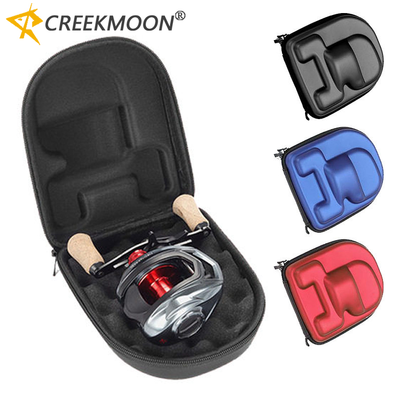 Spincast Reel - Yastıklı EVA Balıkçılık Makarası Çantası, Yem