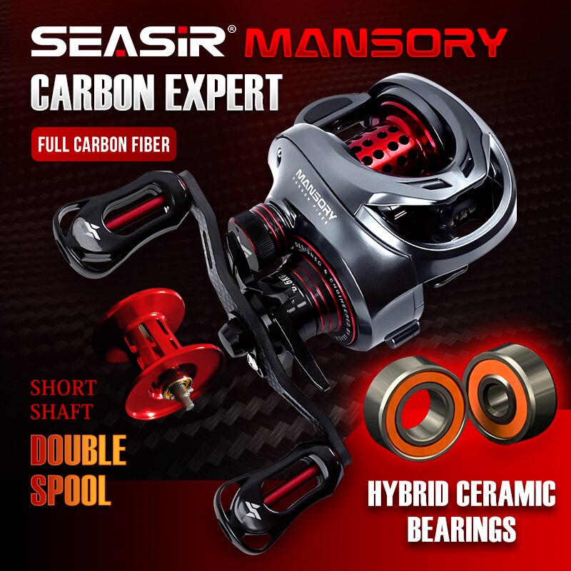 Ice Fishing Reel - Seasir Mansory Baitcasting Balıkçılık Reel 146g