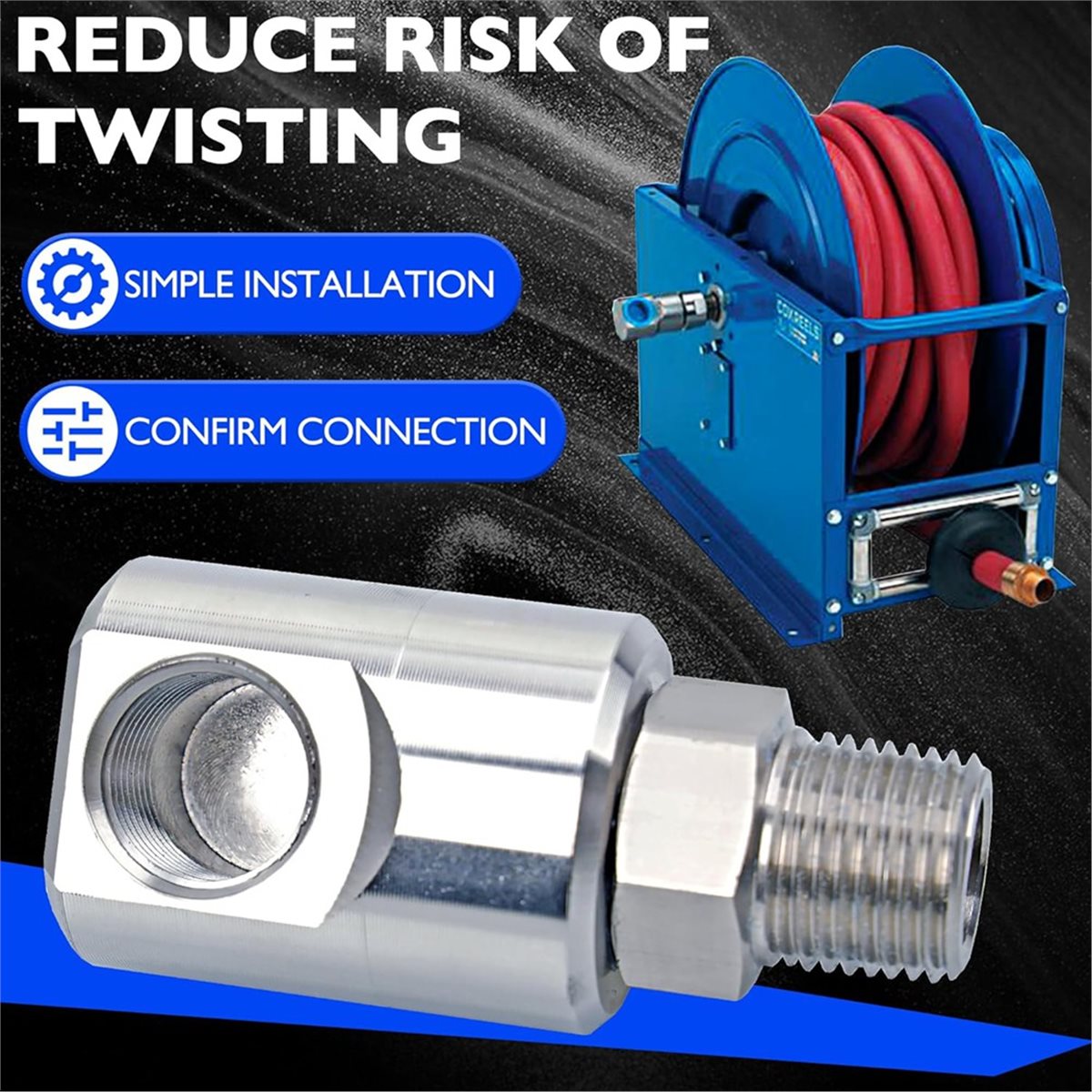 Reel Grease - A45I 1/2 İnç MXF Hortum Makarası