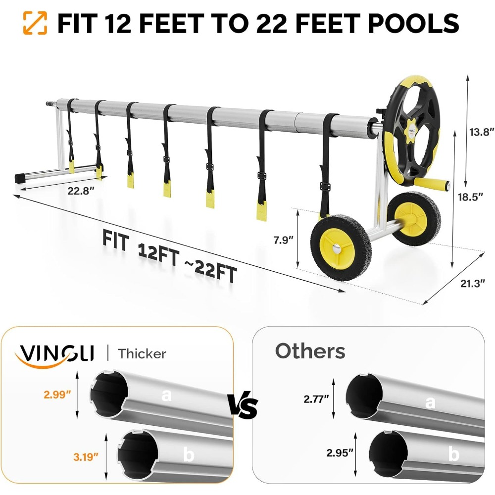 VINGLI 21FT Geliştirilmiş Alüm - Reel Cover incelemesi ve fiyatı