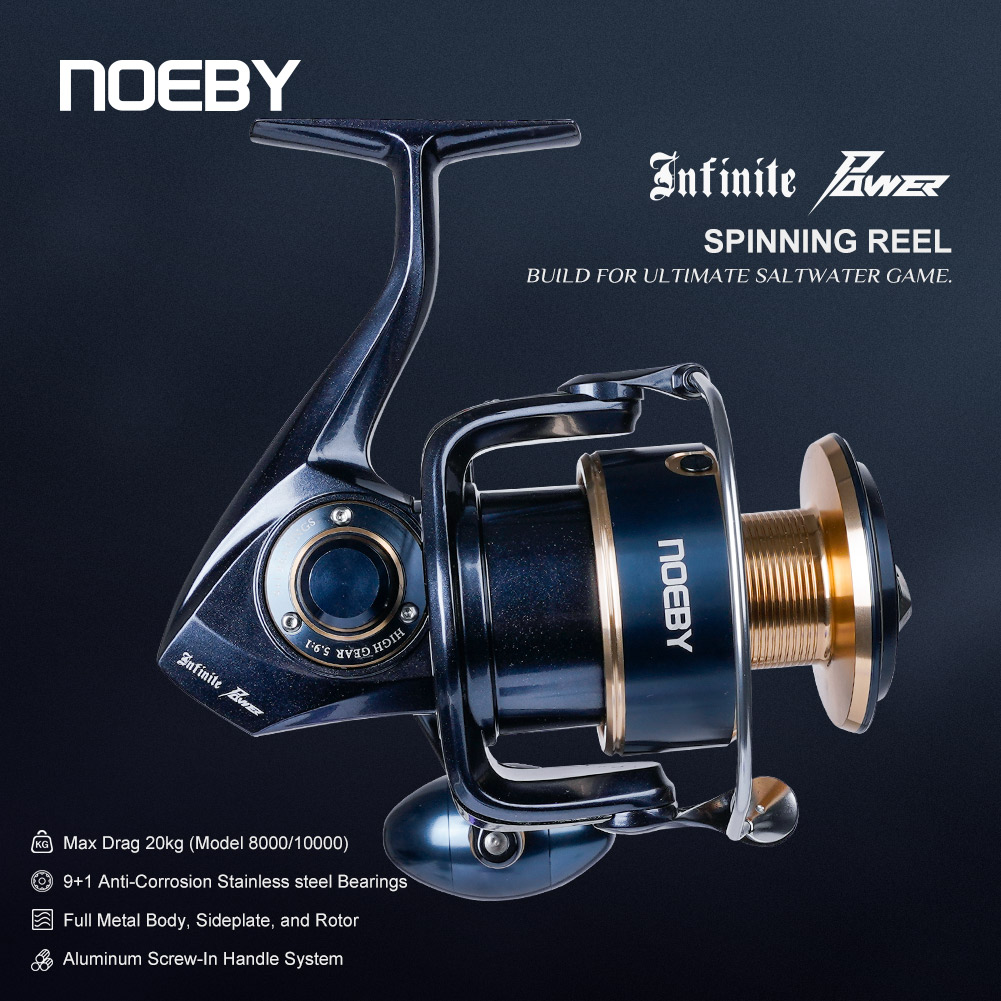 Noeby Sonsuz Güçlü Spin Balıkç - Surf Reel incelemesi ve fiyatı