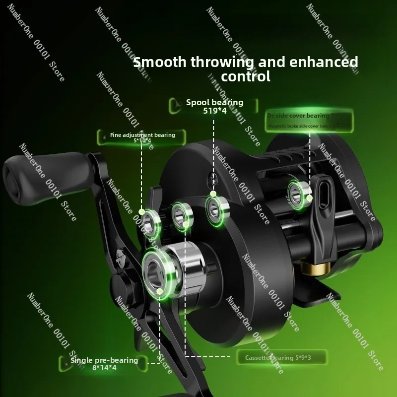 Elektronik Manyetik Frenli Bal - Baitcasting Reel incelemesi ve fiyatı