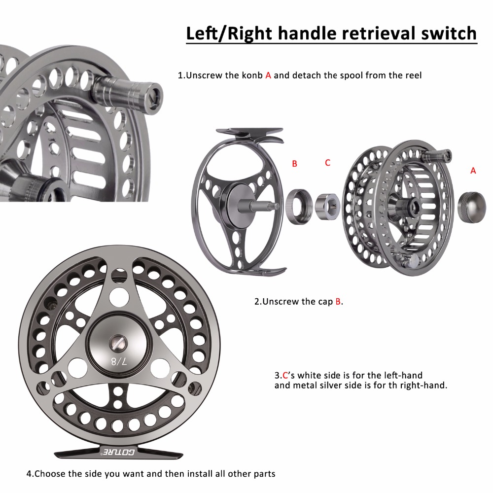 Goture Sinek Balıkçılık Reel 3 - Reel Spare Spool incelemesi ve fiyatı