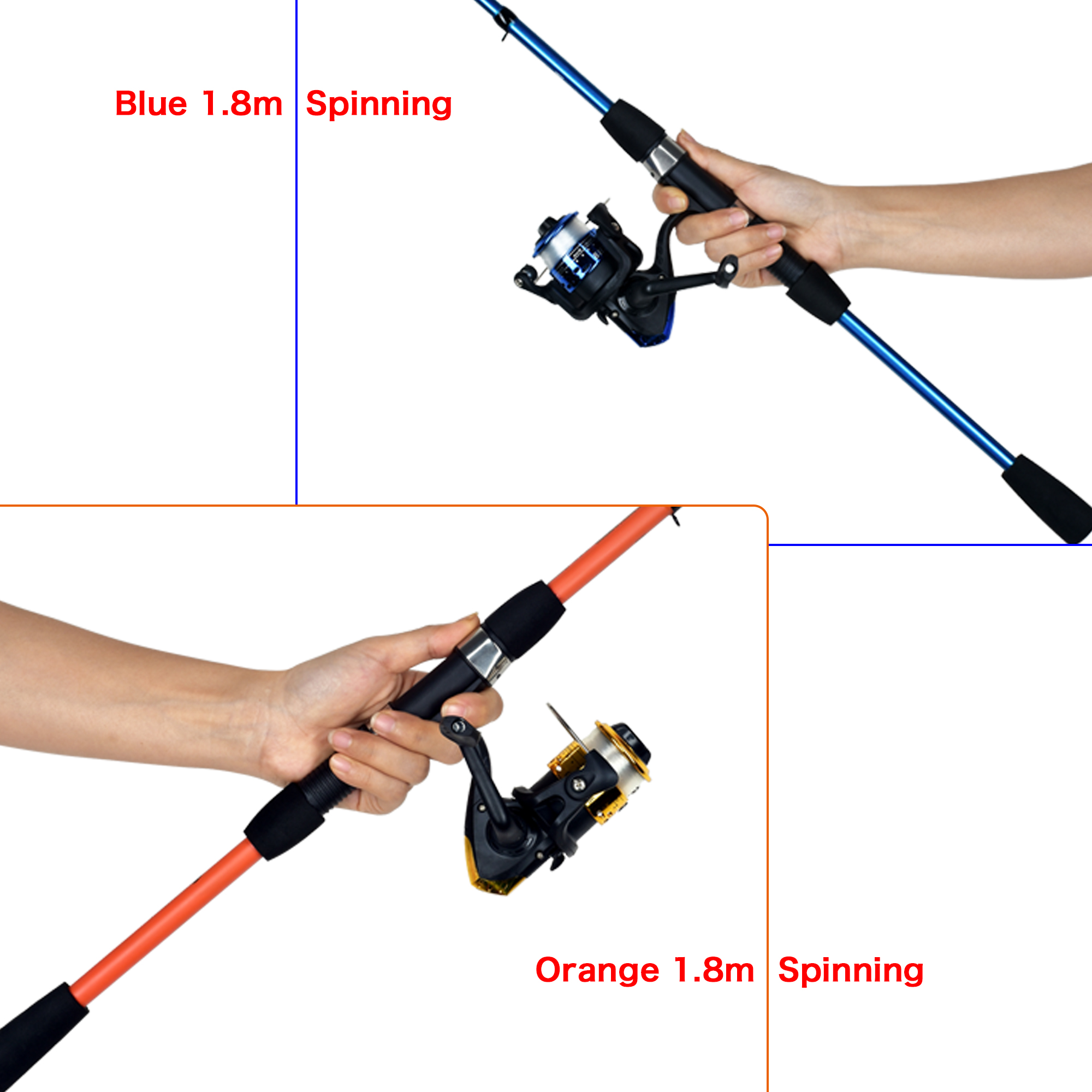 BIUTIFU iplik olta seti 1.8/2. - Spincast Reel incelemesi ve fiyatı