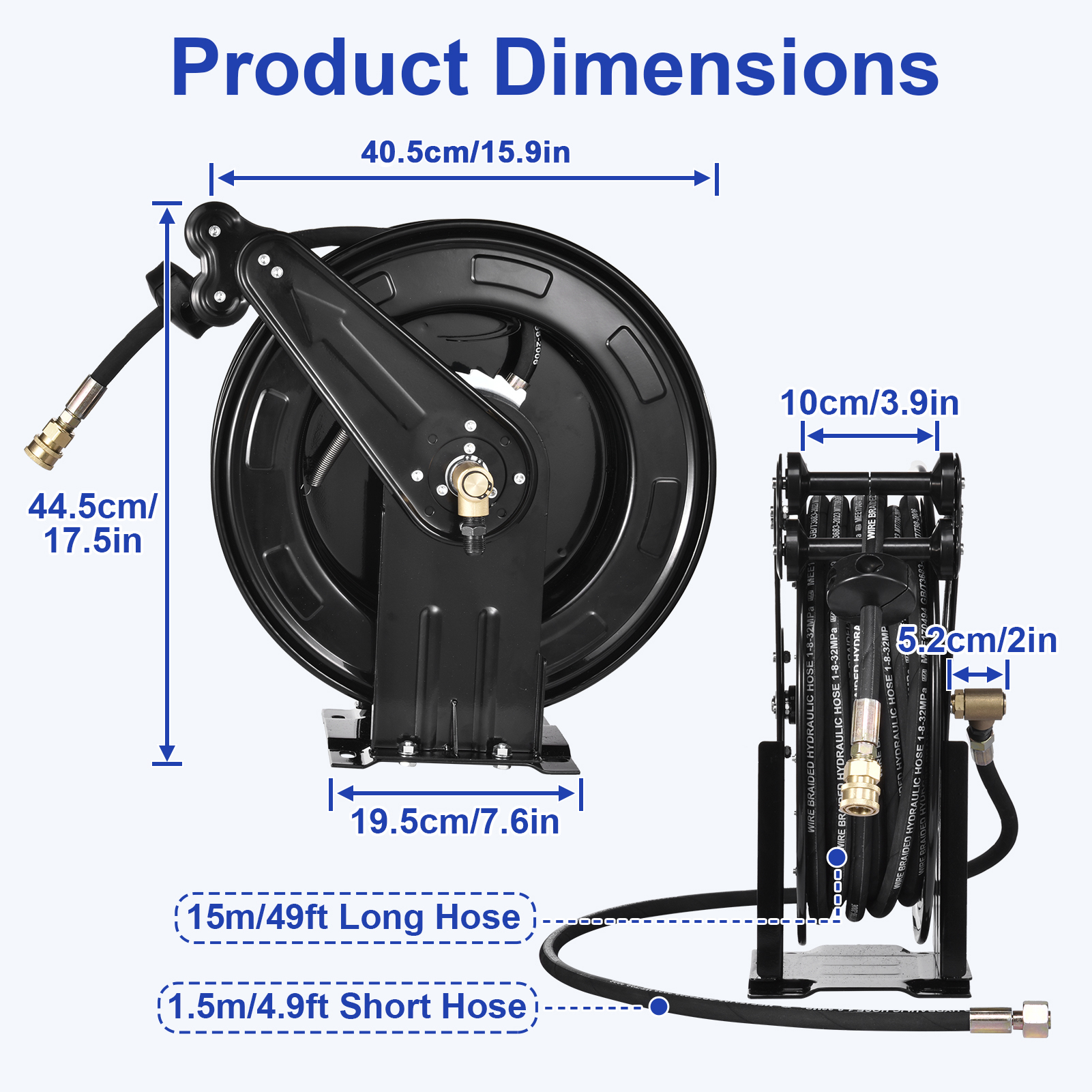 Basınçlı Yıkama Makinesi Hortu - Conventional Reel incelemesi ve fiyatı